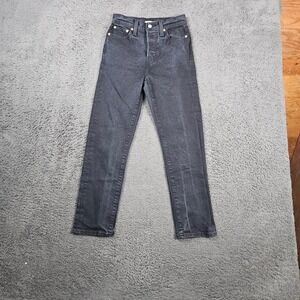 Levi's 501 Jeans Femme Vintage Années 90 - Taille W30L - Bleu Droit - Coton US